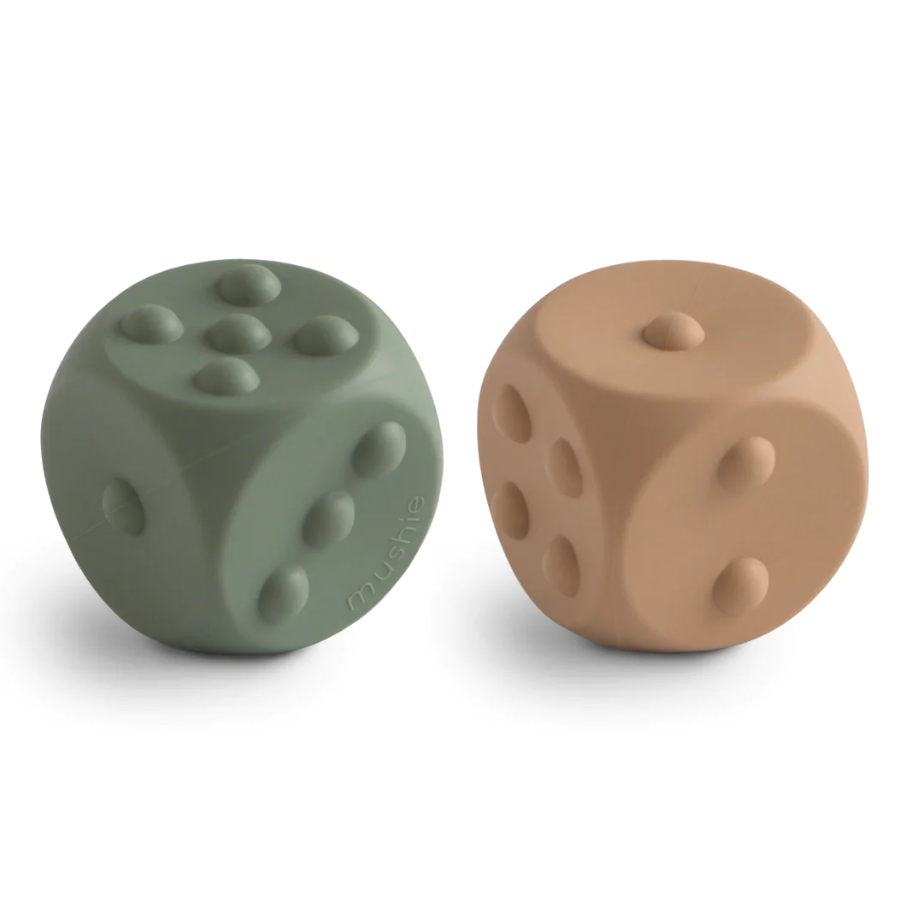 Mushie Dice Press Toy 2pk