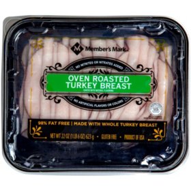 Member's Mark Oven Roasted Turkey Breast Lunch Meat 22 oz