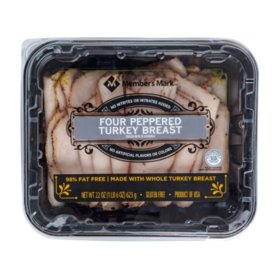 Member's Mark Four Peppered Turkey Breast Lunch Meat 22 oz