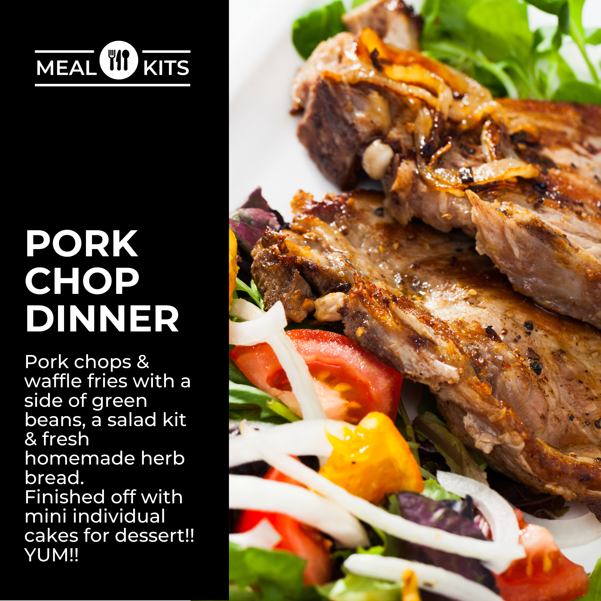 Pork Chop Dinner Meal Kit