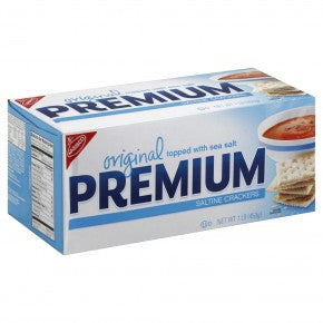 Nabisco Original topped with sea salt Premium Saltine Crackers 1lb