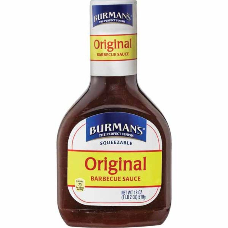 Burman's Original BBQ Sauce 18 oz