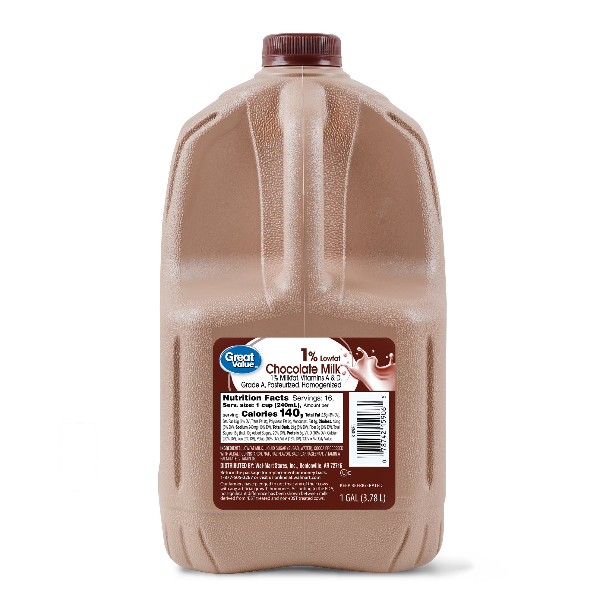 Great Value Chocolate Milk Gallon