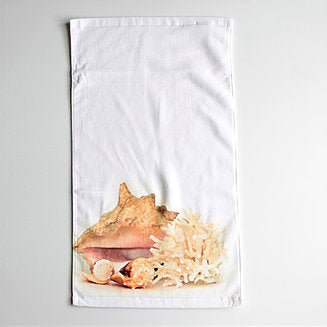 La Perouge Shells Velour Hand Towel 1