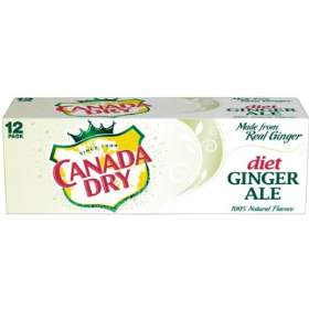 Canada Dry Zero Ginger Ale 12ct