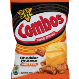 Combos Cheddar Cheese Baked Pretzel 6.30 oz