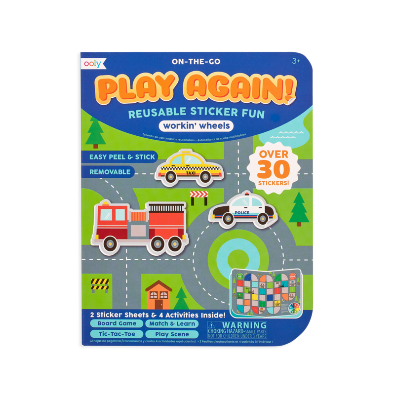 Ooly On-The-Go play Again Reusable Sticker Fun Asst.