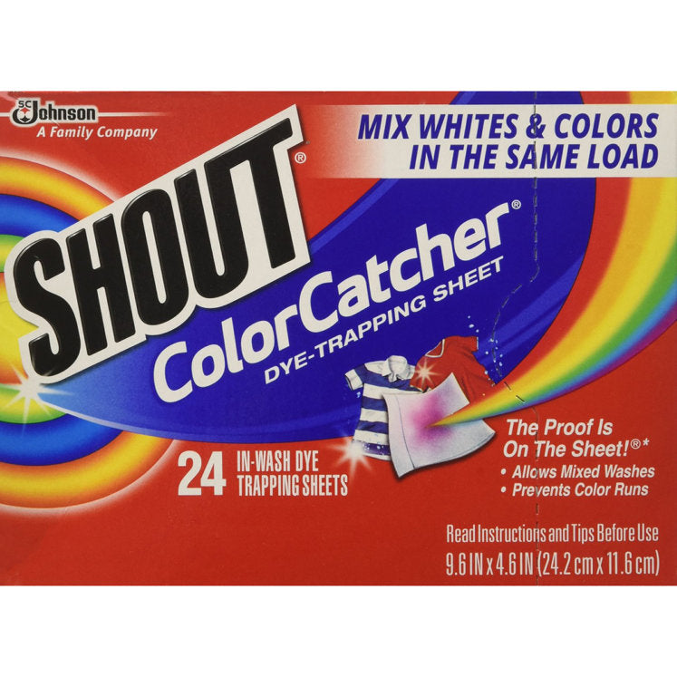 Shout ColorCatcher Dryer Sheets 24 pk