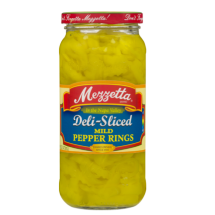 Mezzetta Mild Banana Pepper Rings 16oz