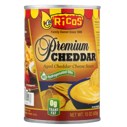 Ricos Premium Cheddar Cheese Sauce 15oz