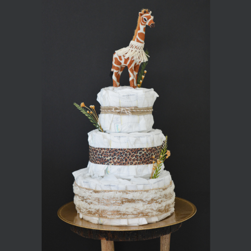 Giraffe Diaper Cake