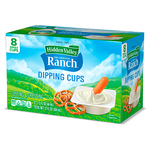 Hidden Valley Ranch Dipping Cups, 8ct