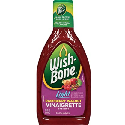 Wish Bone Raspberry Walnut Vinaigrette Dressing 15floz