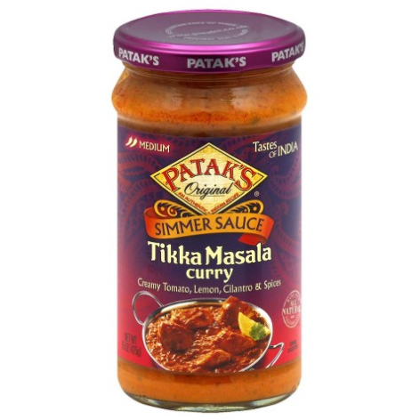 Patak's Tikka Masala Curry Simmer Sauce 15oz