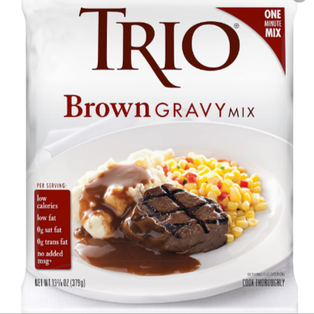 Trio Brown Gravy Mix 13oz