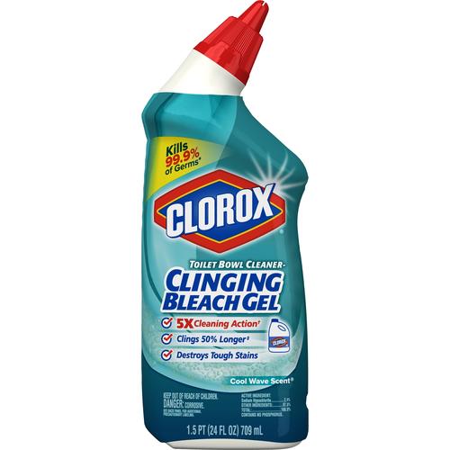 Clorox Toilet Bowl Cleaner With Bleach Rain Clean 24oz