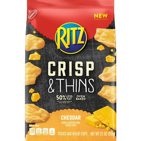 Ritz Crisp & Thins Cheddar 7.1oz