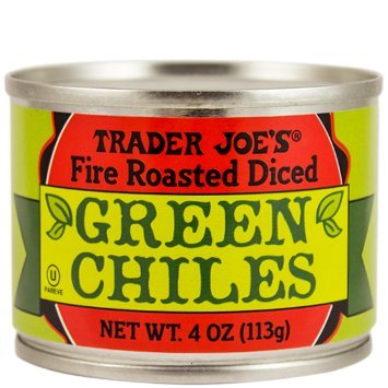 Trader Joe's Fire Roasted Diced Green Chiles 4 oz