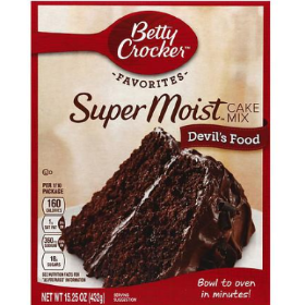 Betty Crocker Super Moist Devil's Food Cake Mix 15.25 oz