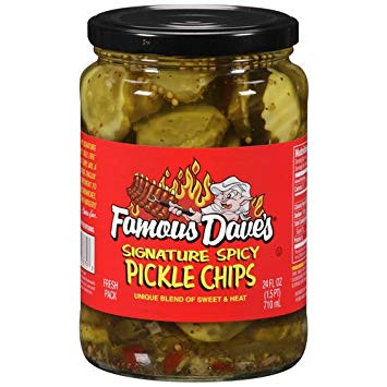 Famous Daves Spicy Pickle Chips 24oz