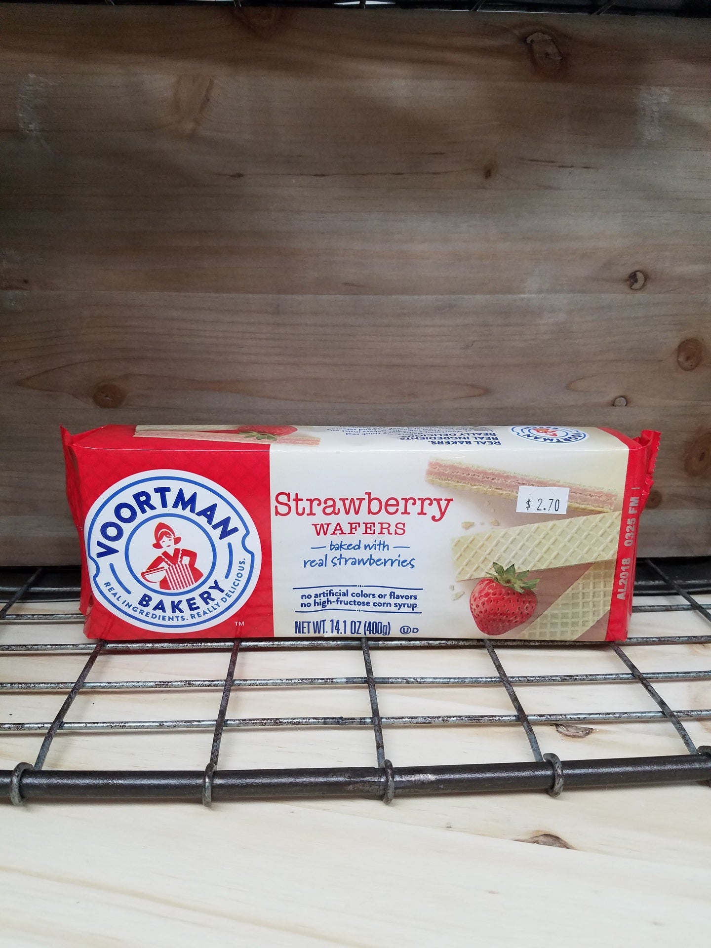 Voortman Bakery Strawberry Wafers, 14.1oz