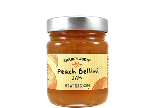 Trader Joes Peach Bellini Jam 12.5 oz