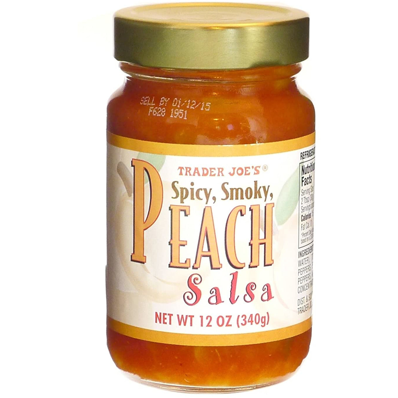 Trader Joe's Spicy, Smoky, Peach Salsa 12 oz