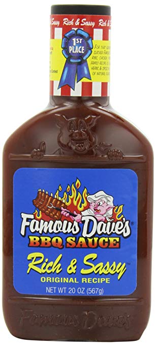 Famous Dave's Rich & Sassy BBQ Sauce 20 oz