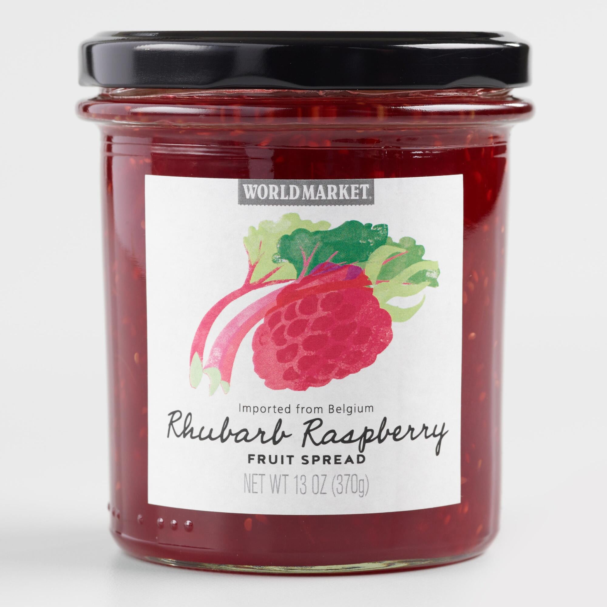 World Market Rhubarb Raspberry Fruit Spread 13oz