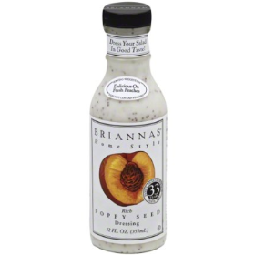 Briannas Homestyle Poppy Seed Dressing 12oz