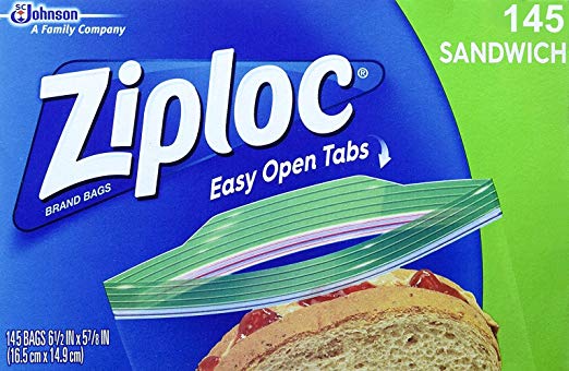 Ziploc Sandwich Seal Top Bags 145ct