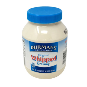 Burman's Original Whipped Dressing 30oz