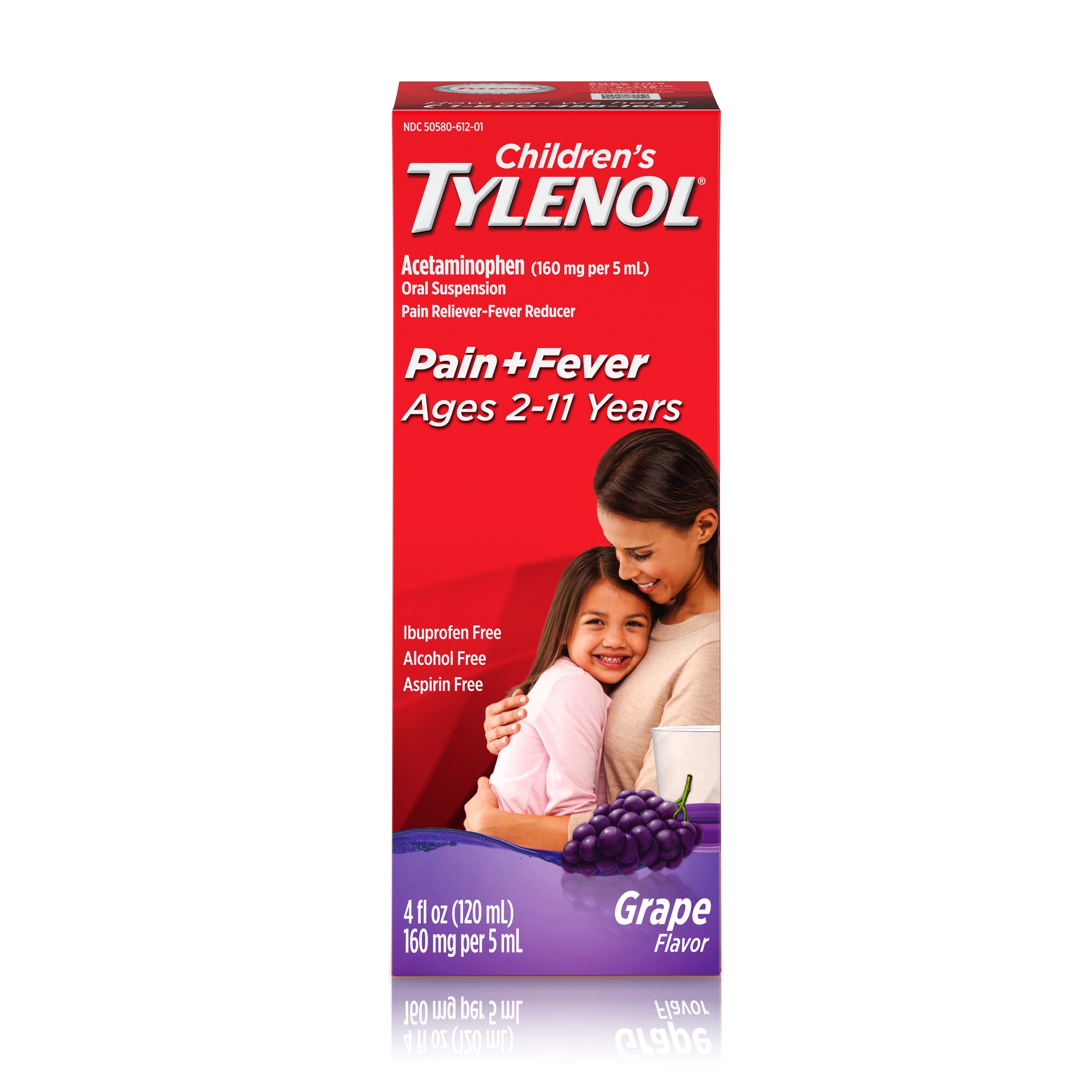 Tylenol Grape Children's Oral Suspension 4 fl oz