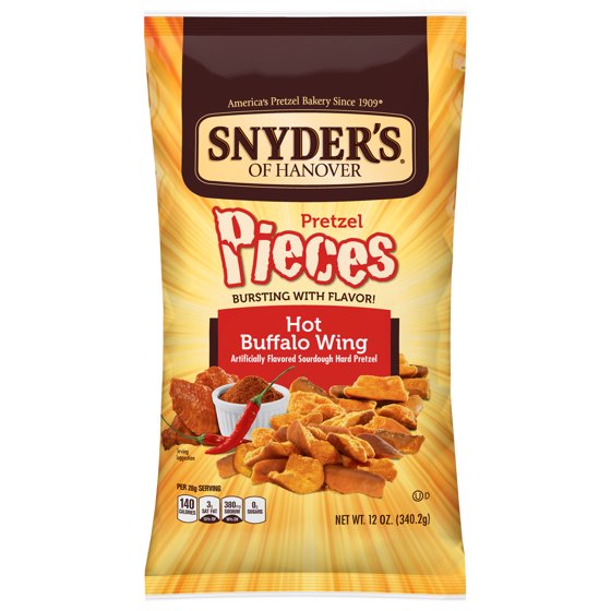 Snyder's Hot Buffalo Wing Pretzel Pieces 12oz