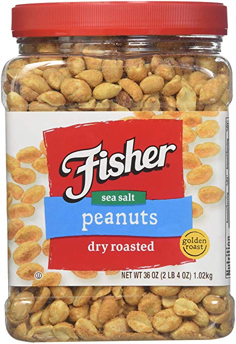 Fisher Sea Salt Peanuts 36 oz