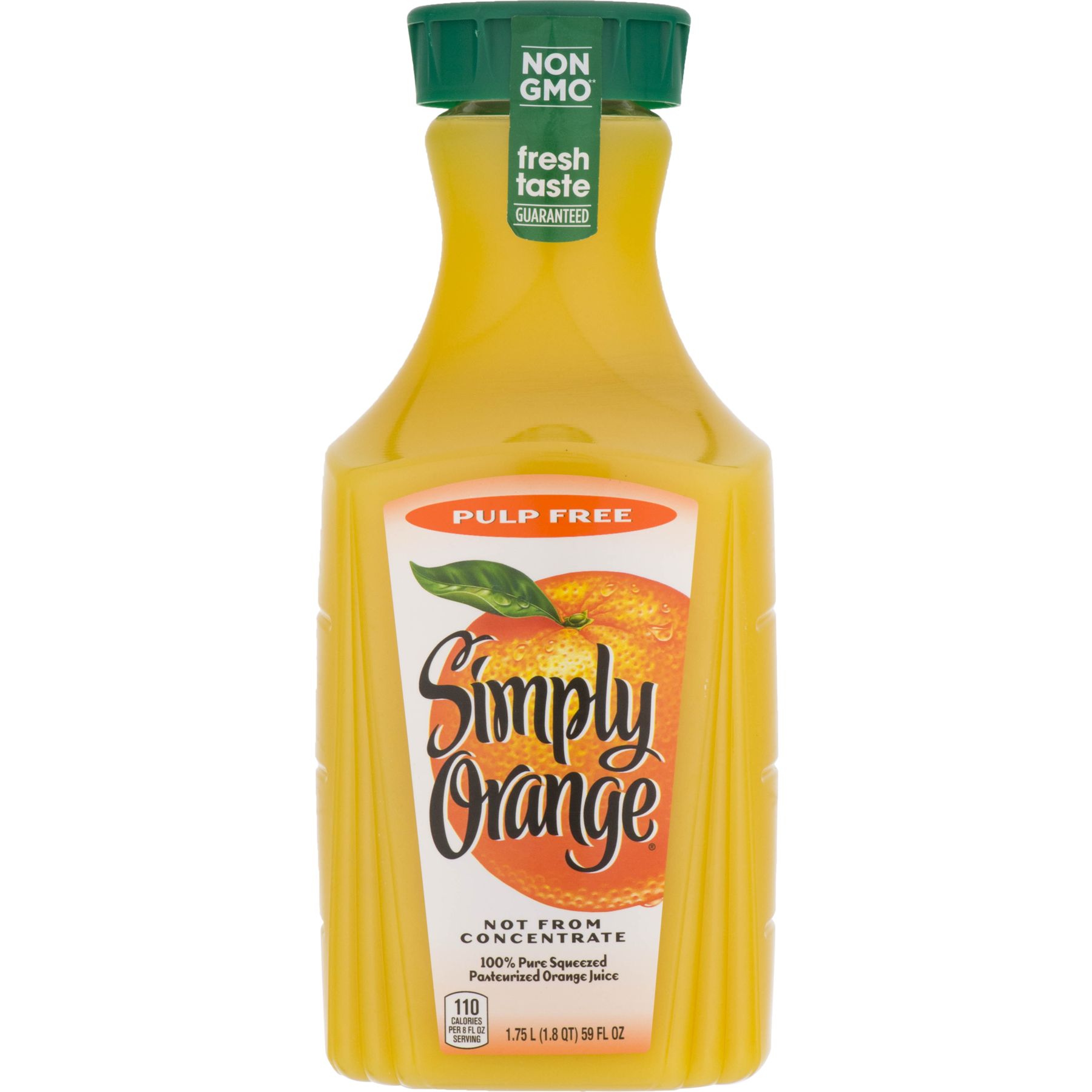 Simply Orange Pulp Free, Not From Concentrate 100% Orange Juice 52 fl oz