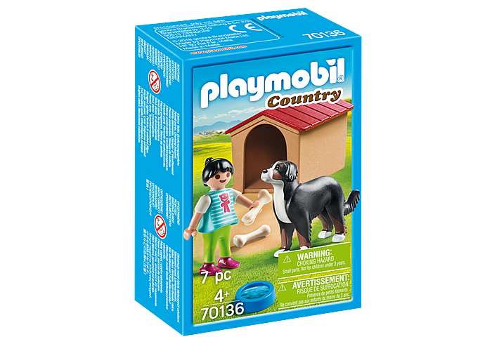 Playmobil Dog With Doghouse Item 70136