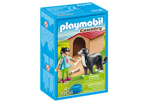 Playmobil Dog With Doghouse Item 70136