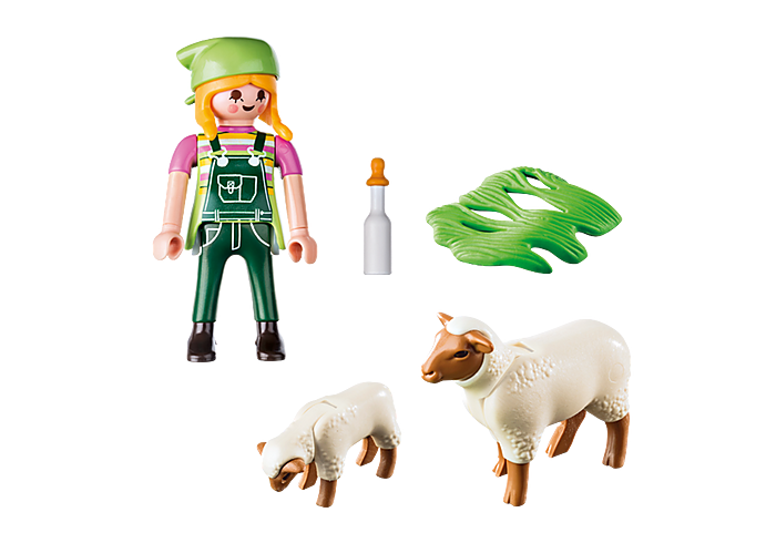 Playmobil Farmer with Sheep Item 9356