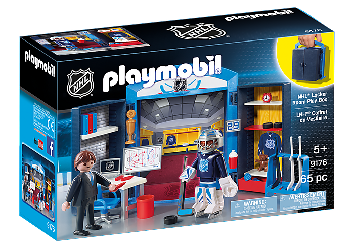 Playmobil NHL Locker Room Play Box Item 9176