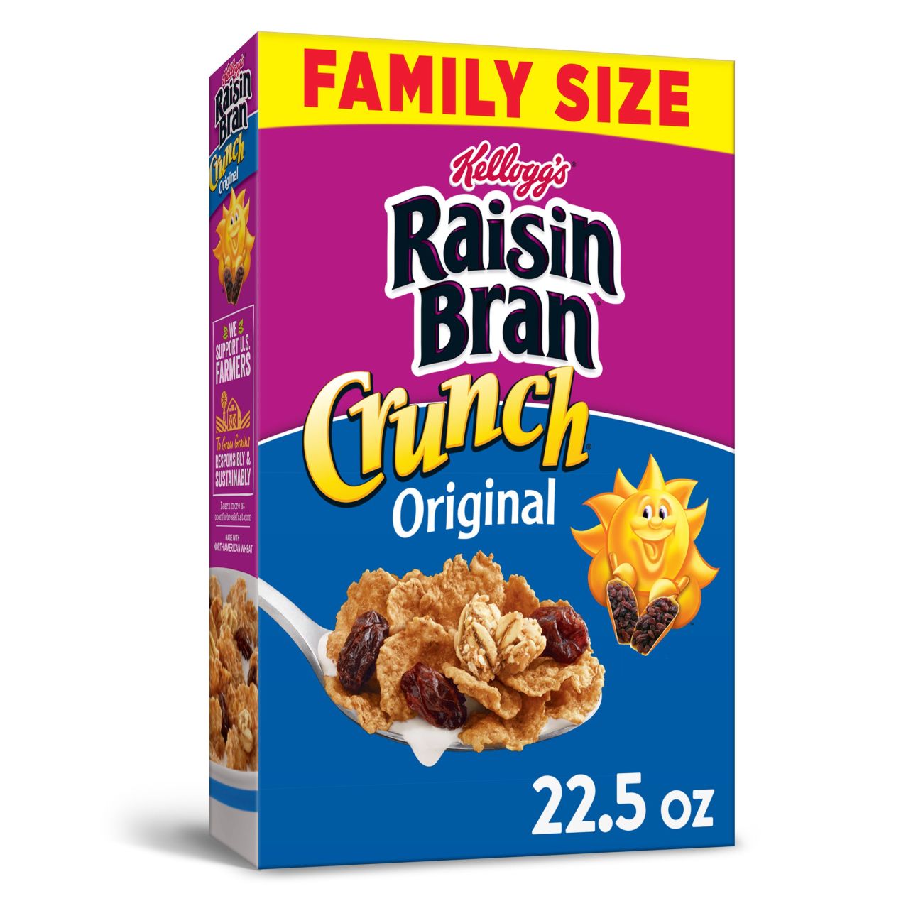 Kellogg's Crunch Raisin Bran Original 22.5oz