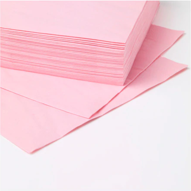 Fantastisk Blush Pink 15x15 Napkins 50ct