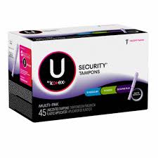 .U by Kotex Security Tampons Multi-Pak, 45 Unscented Tampons