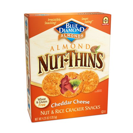 Blue Diamond Cheddar Cheese Nut-Thins Crackers 4.25oz