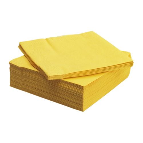 Fantastisk Yellow 15x15 Napkins 50ct