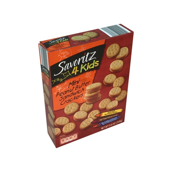 Savoritz Peanut Butter Mini Sandwich Crackers 8.8oz