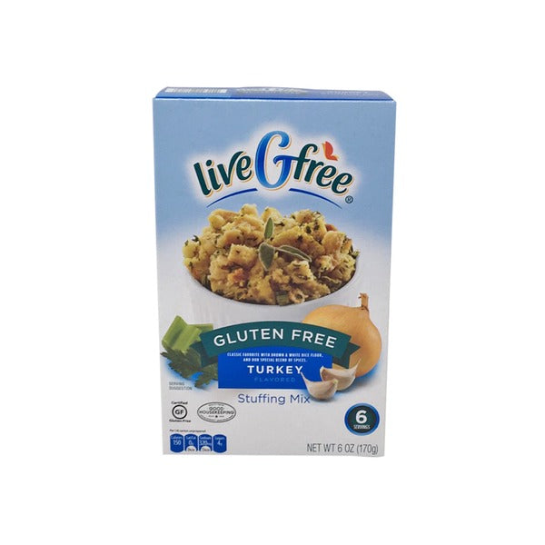 LiveGfree Turkey Gluten Free Stuffing Mix 6oz