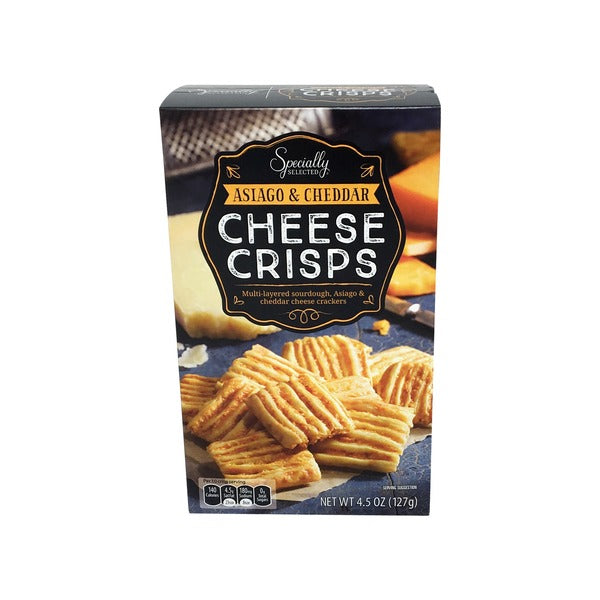 Specially Selected Asiago & Cheddar Cheese Crisps 4.5 oz