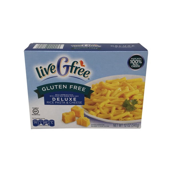 LiveGFree Deluxe Rice Pasta & Cheese 12oz