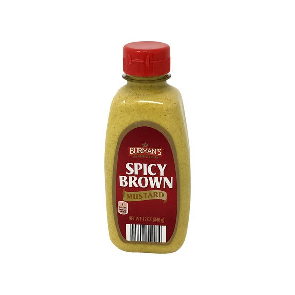 Burman's Spicy Brown Mustard 12oz